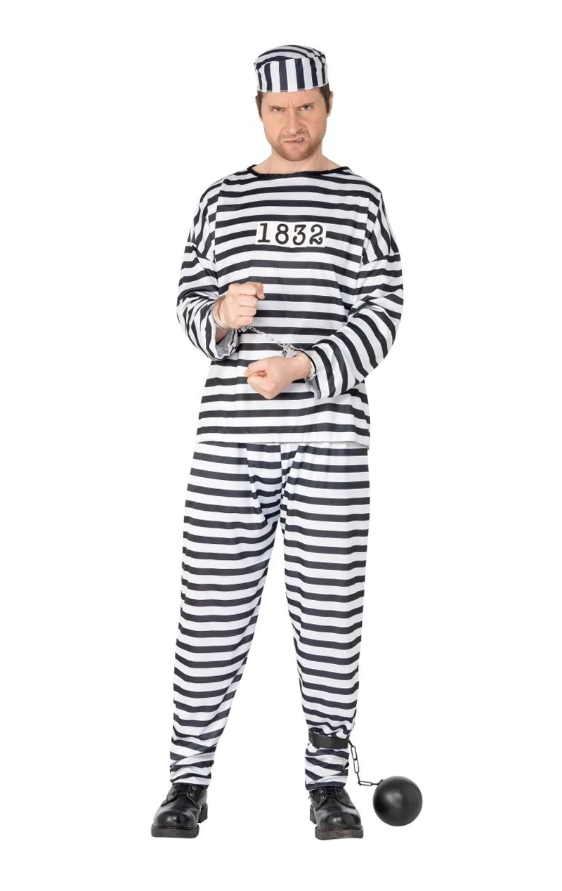 Adult Budget Convict Costume