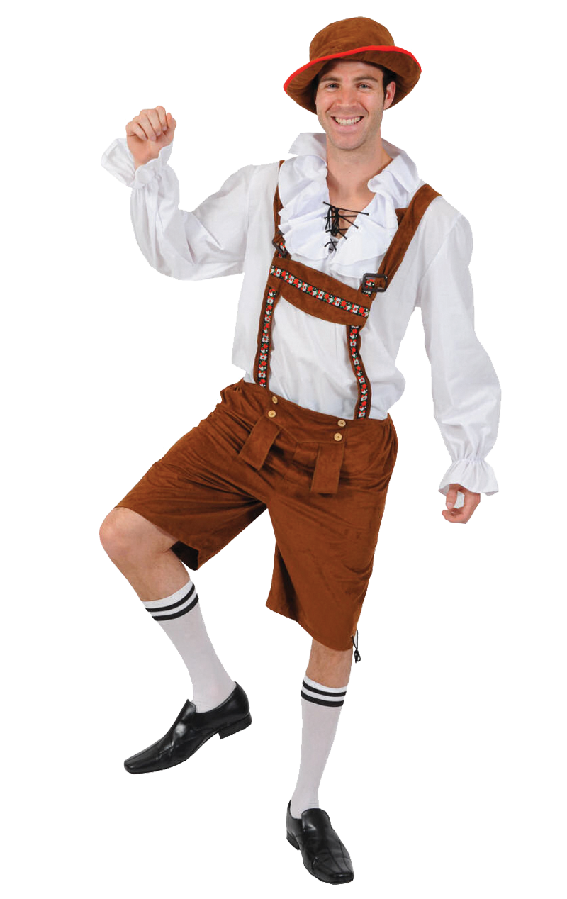 Adult Lederhosen Oktoberfest Costume