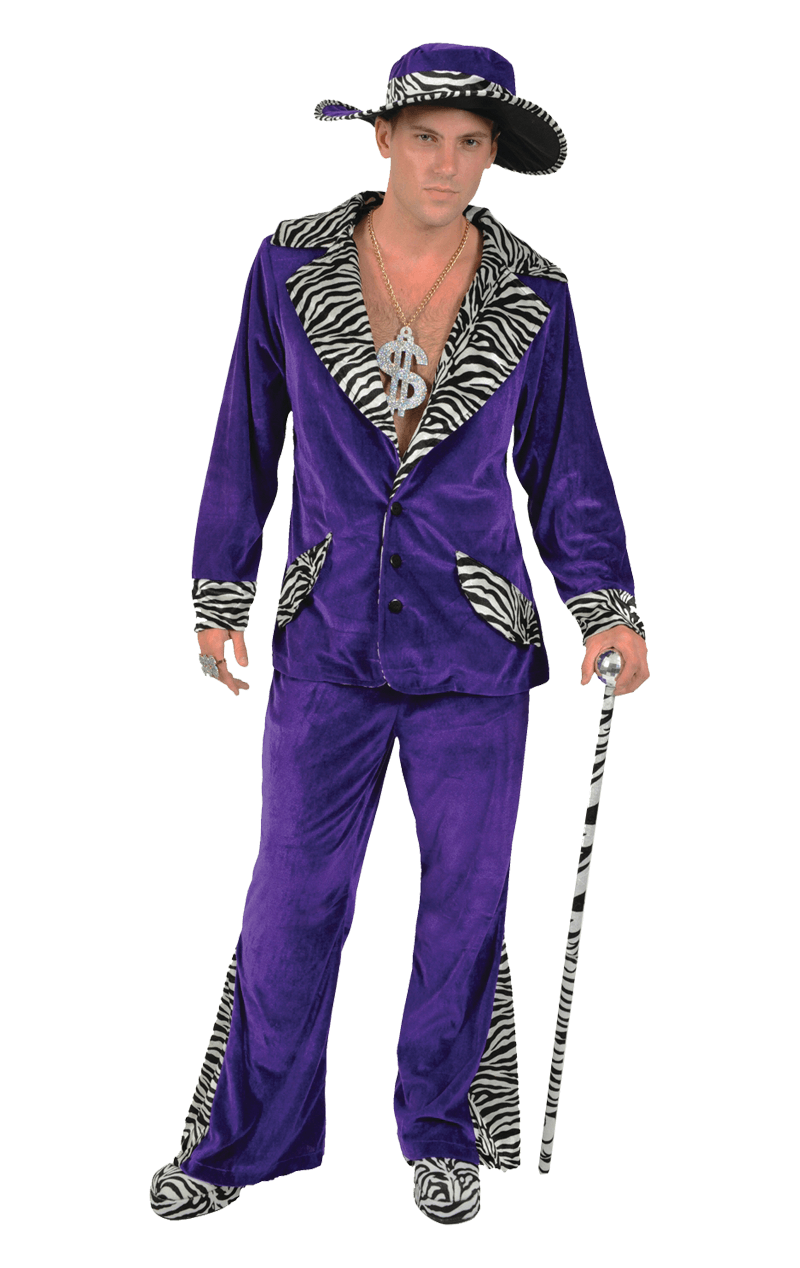 Adult Purple Pimp Costume