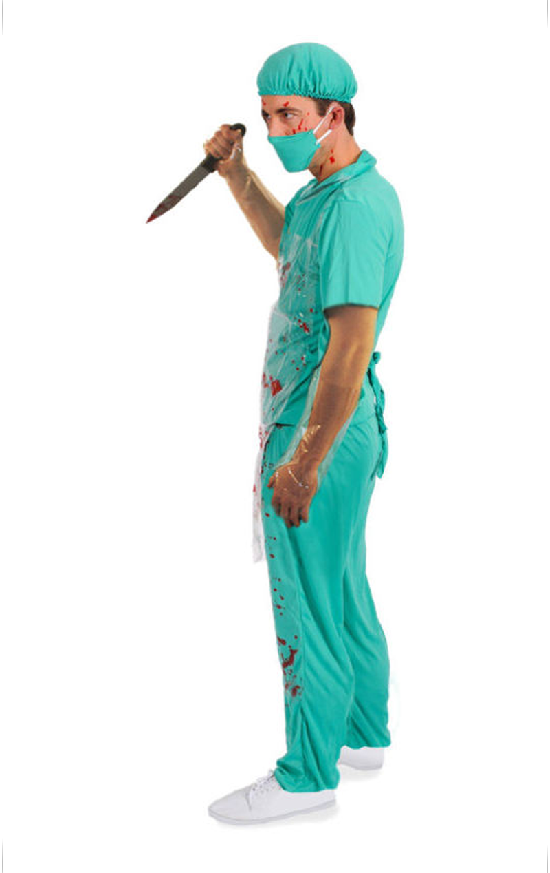 Adult Bloody Surgeon Halloween Costume