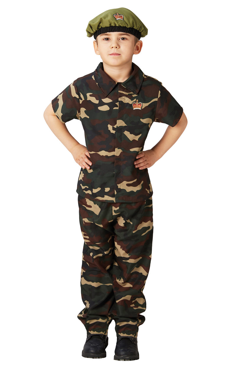 Childrens Soldier Costume