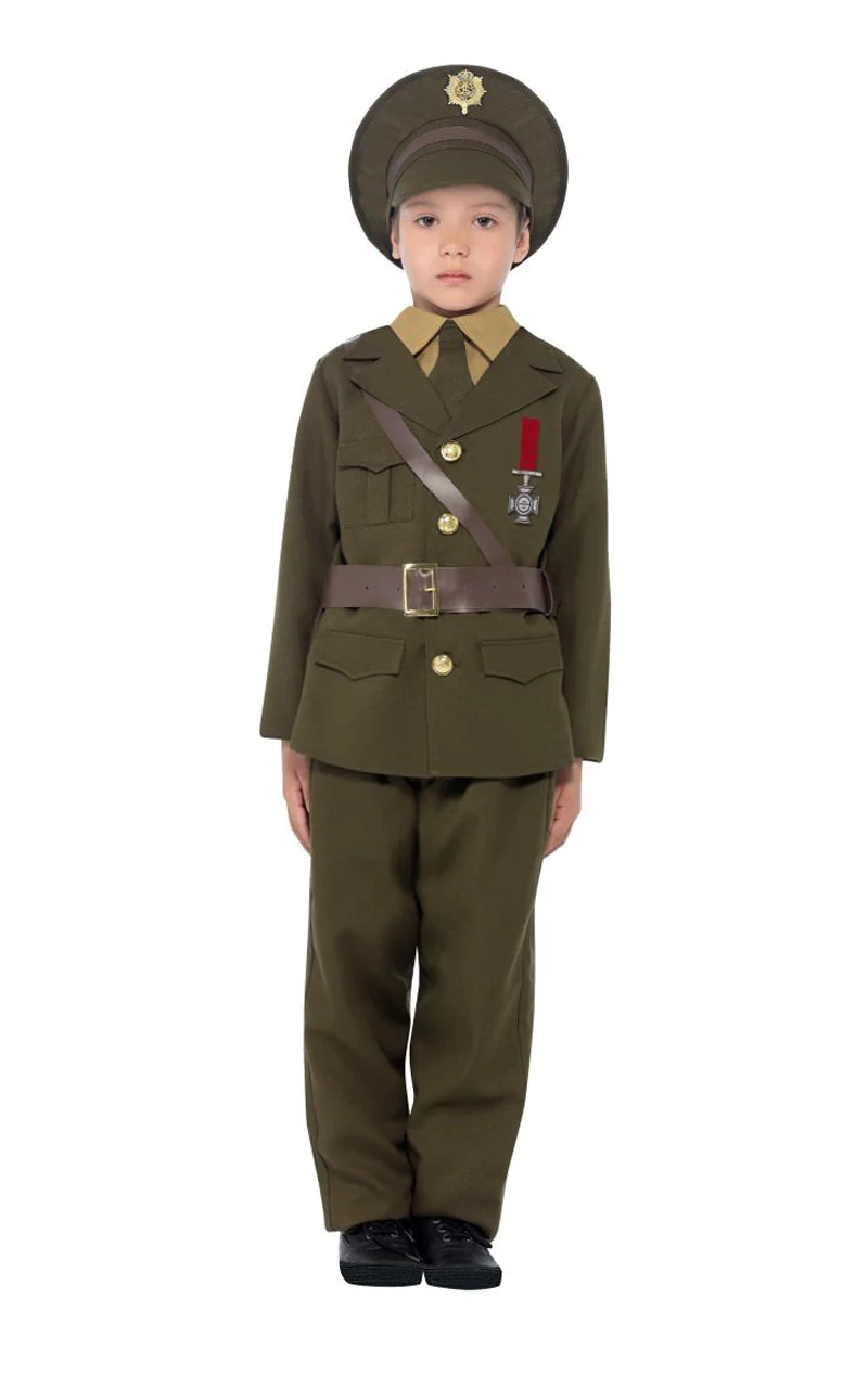 Child Army Officer Costume