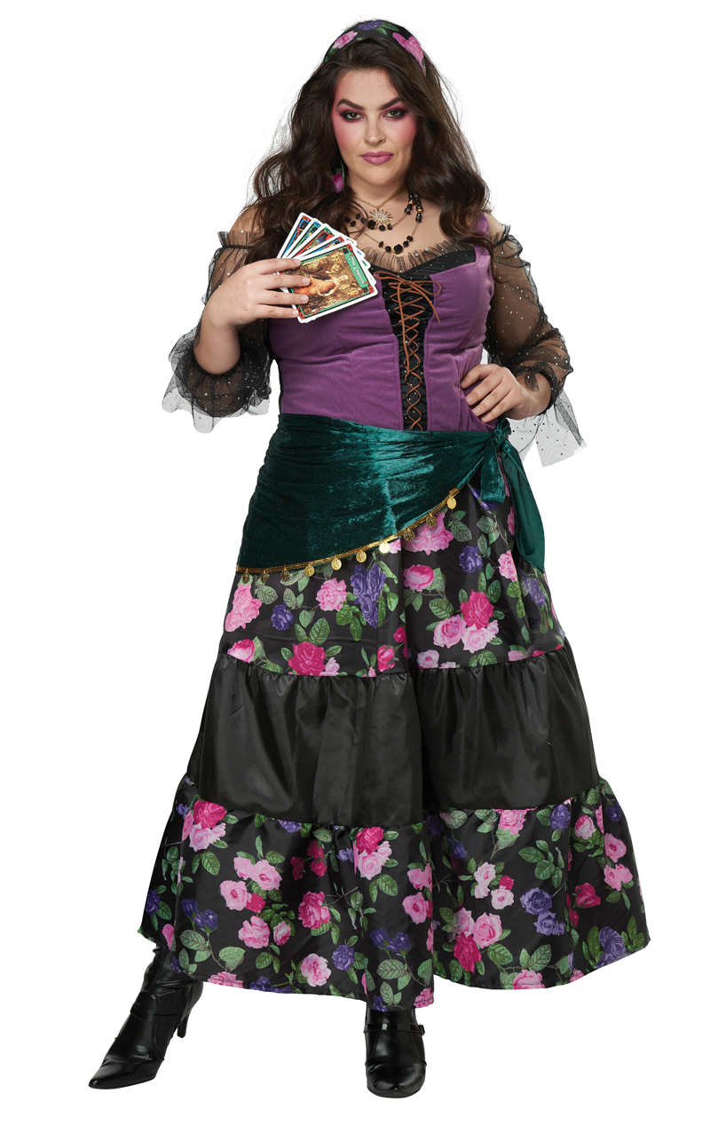 Womens Fortune Teller Plus Size Costume