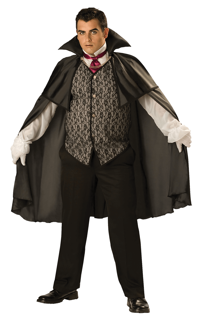 Adult Plus Size Midnight Vampire Costume