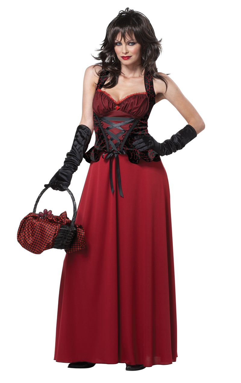 Adult Dark Red Riding Hood Costume