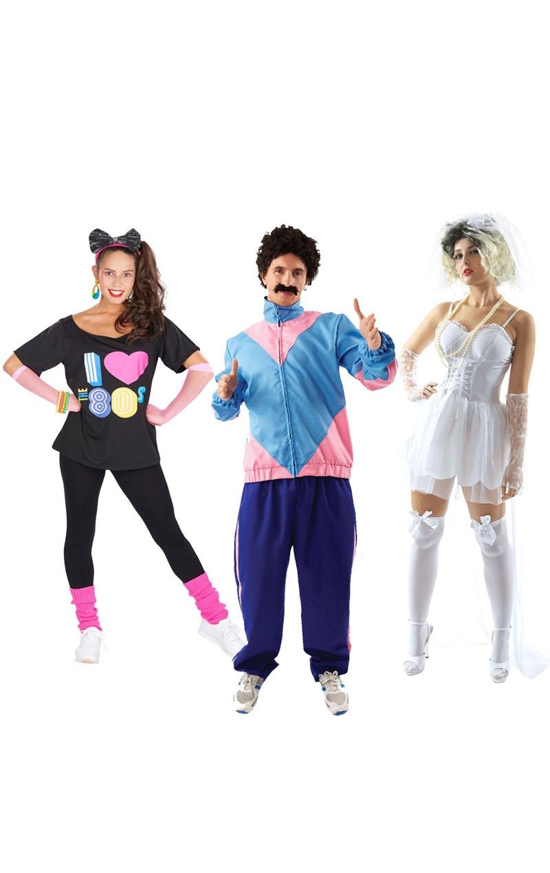 80s Night Out Group Costume - Joke.co.uk