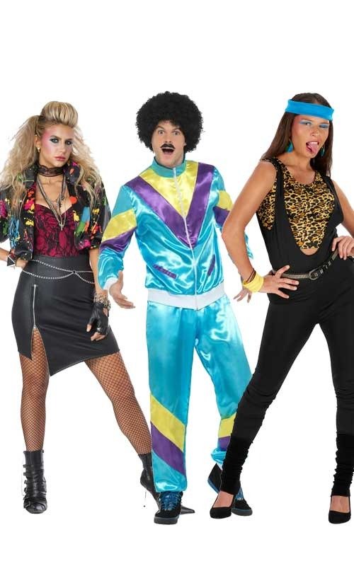 80s Ravers Group Costume - Joke.co.uk