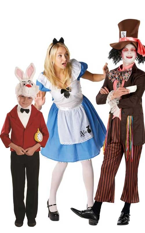Alice in Wonderland Trio Group Costume - Joke.co.uk