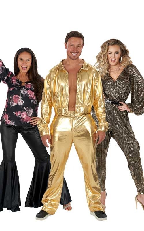 Disco King & Queens Group Costume - Joke.co.uk