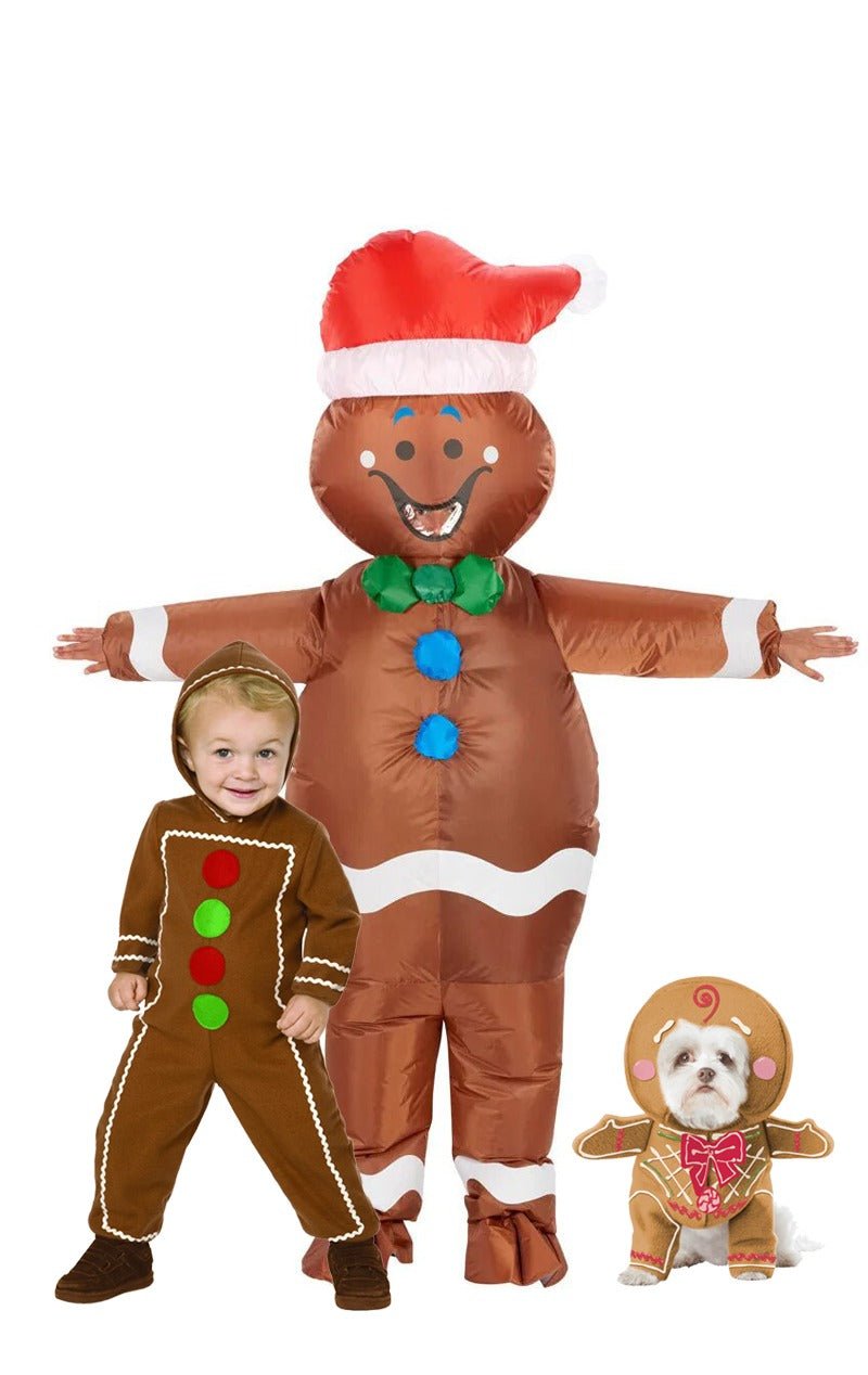 Gingerbread Men Group Costume - Joke.co.uk
