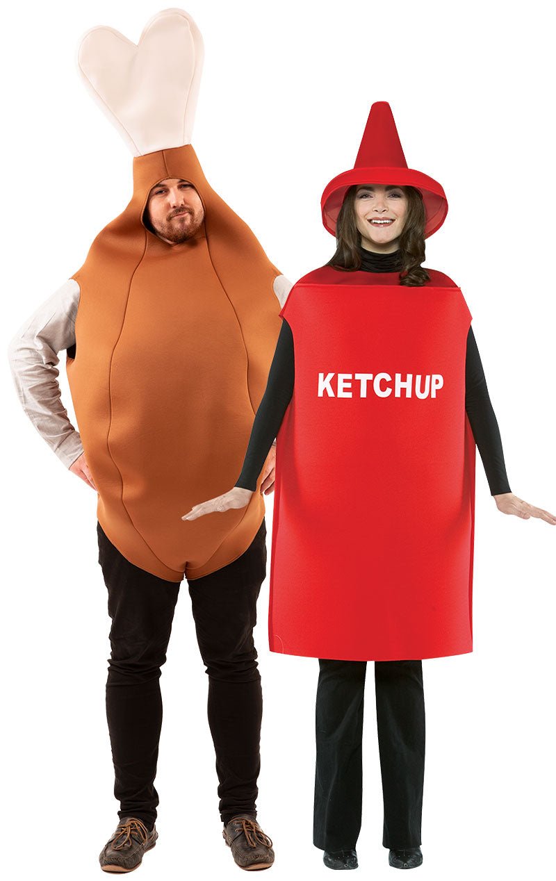 Ketchup & Chicken Couples Costume - Joke.co.uk
