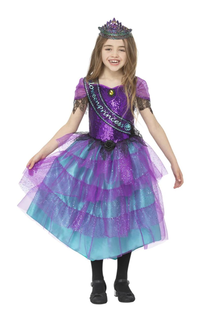 Kids Deluxe Miss Halloween Prom Costume - Joke.co.uk