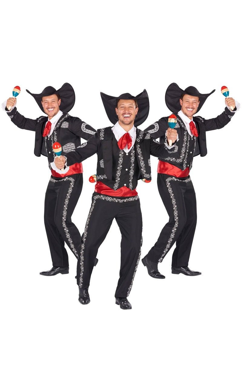 Mens Mexican Mariachi Group Costume - Joke.co.uk