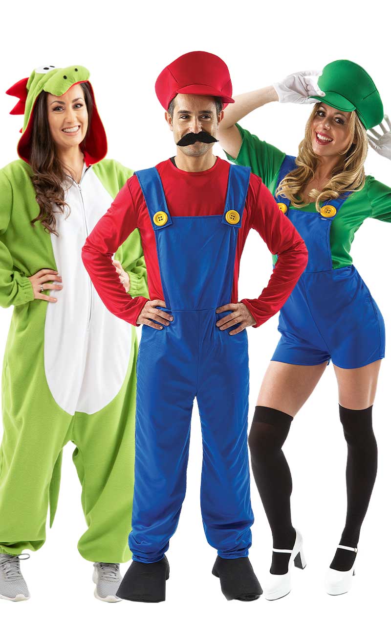 Video Game Family Costume - Joke.co.uk