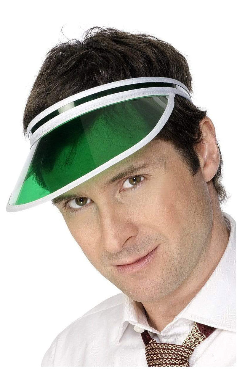 Green Poker Visor Accessory