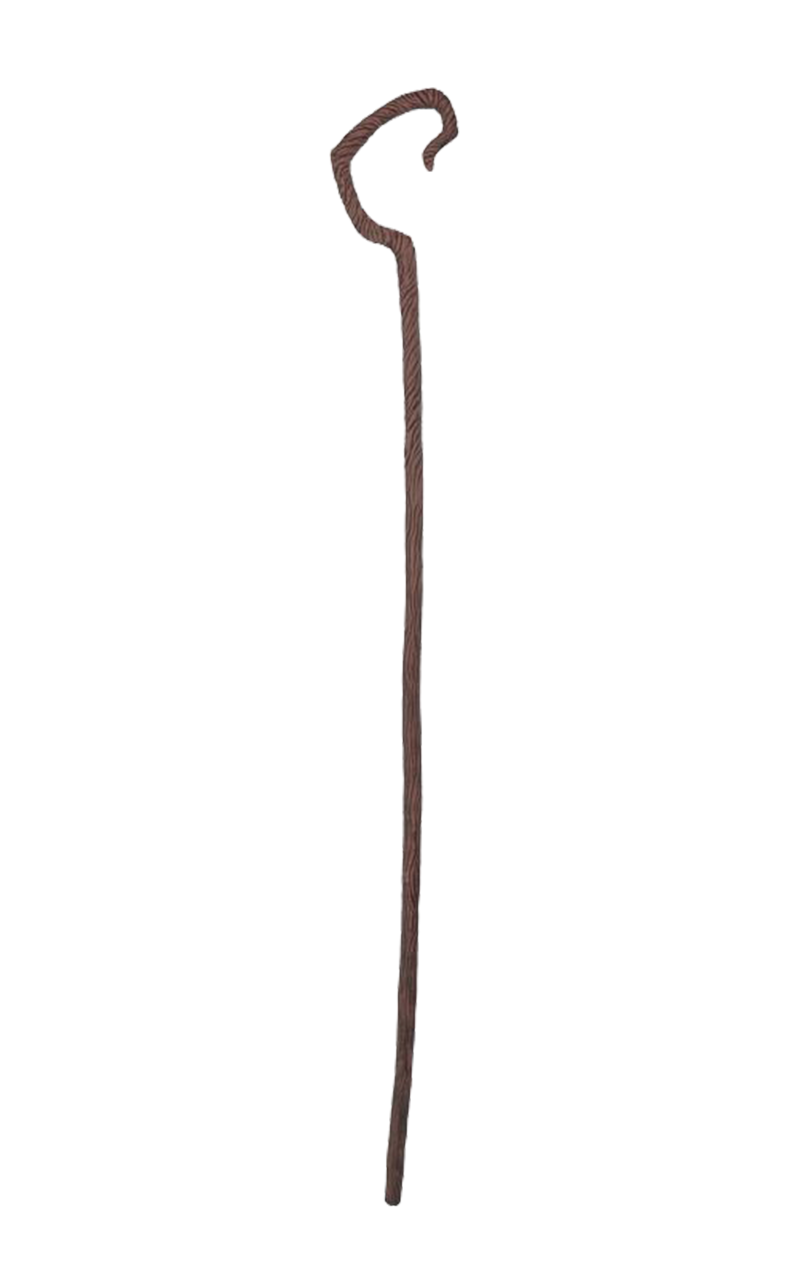 Brown Shepherds Staff Accessory