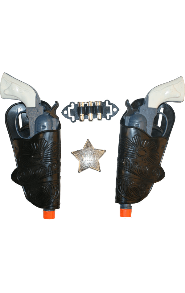 Cowboy Guns and Holsters Kit