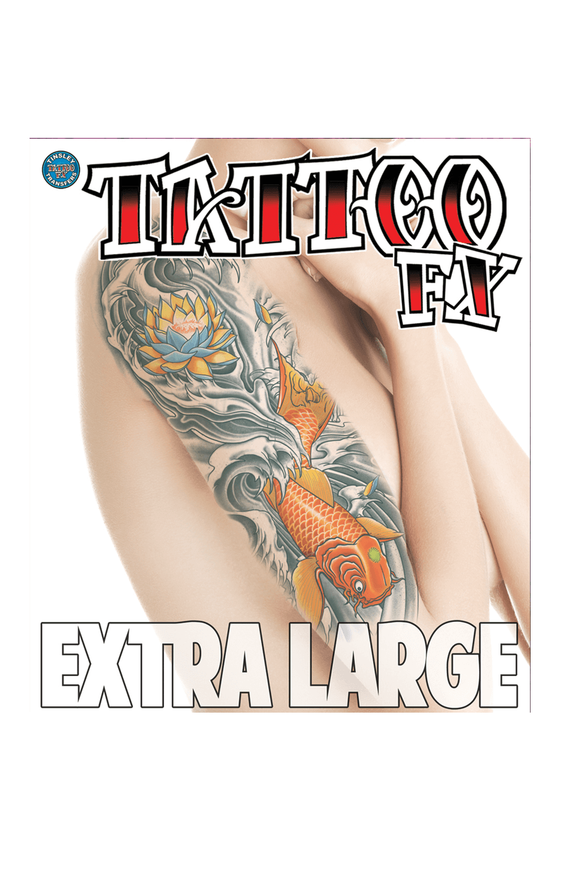 XL Koi Temporary Tattoo