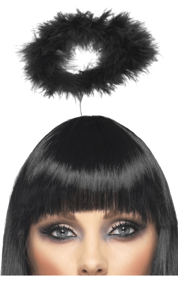 Black Angel Halo Halloween Accessory