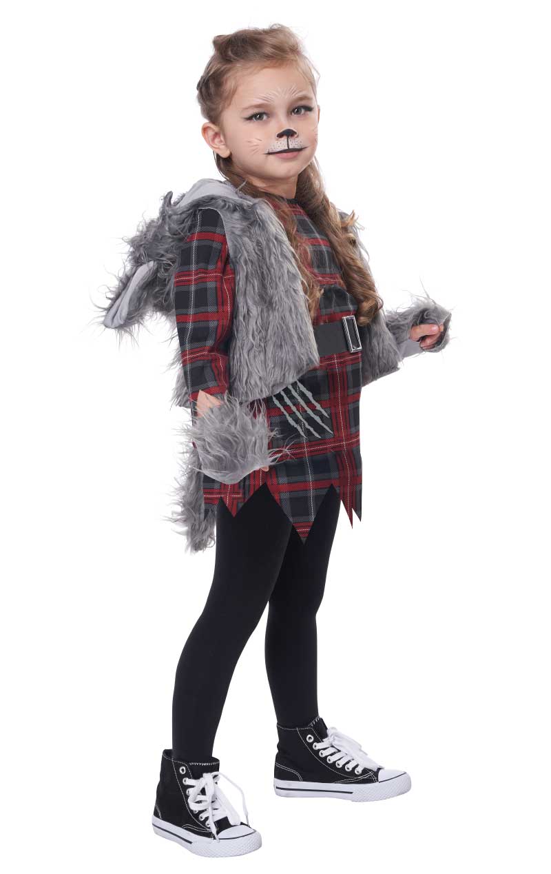 Kids Wee-Wolf Girl Costume