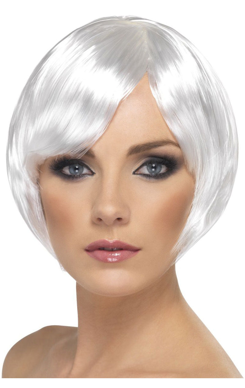 Short White Babe Wig