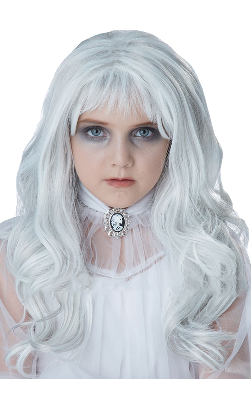 Girls Ghost Halloween Wig