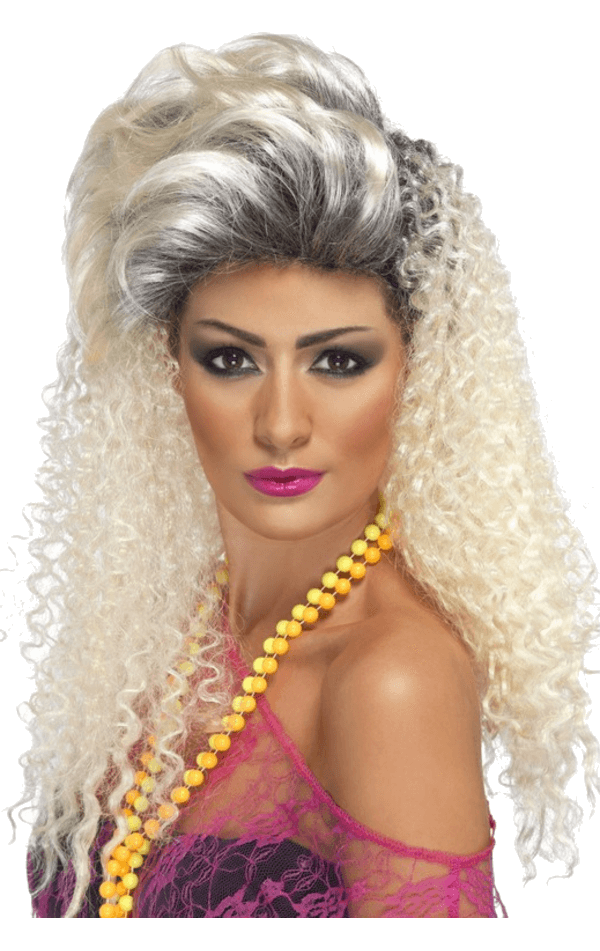 80s Bottle Blonde Wig