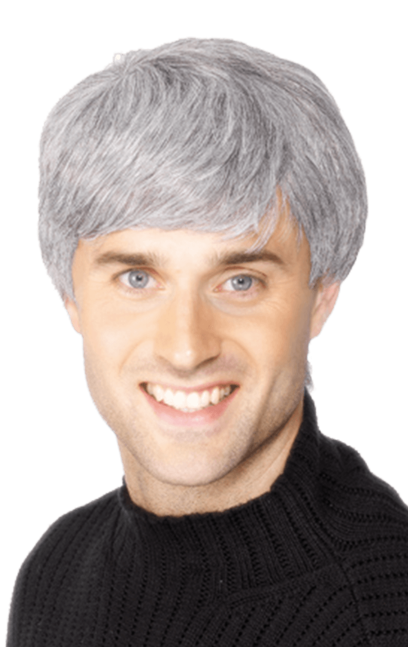 Short Grey Wig Accessory