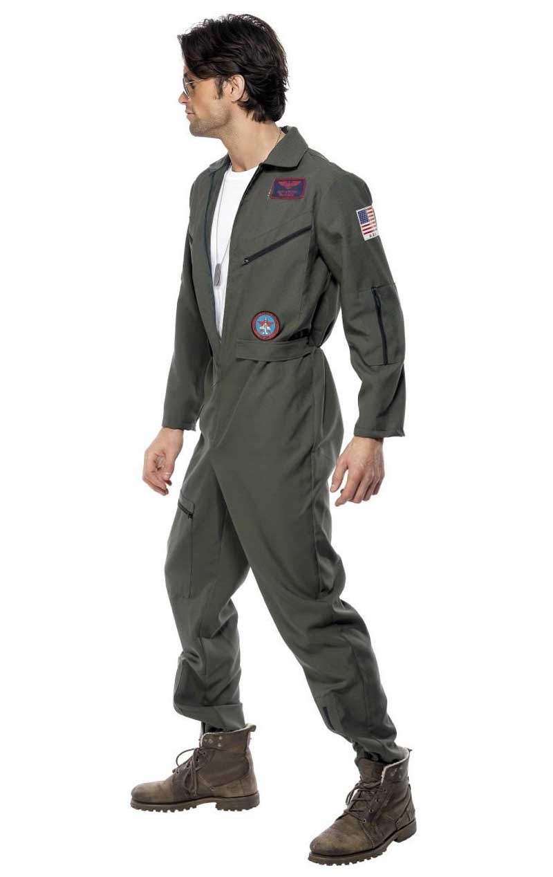 Mens Top Gun Movie Costume