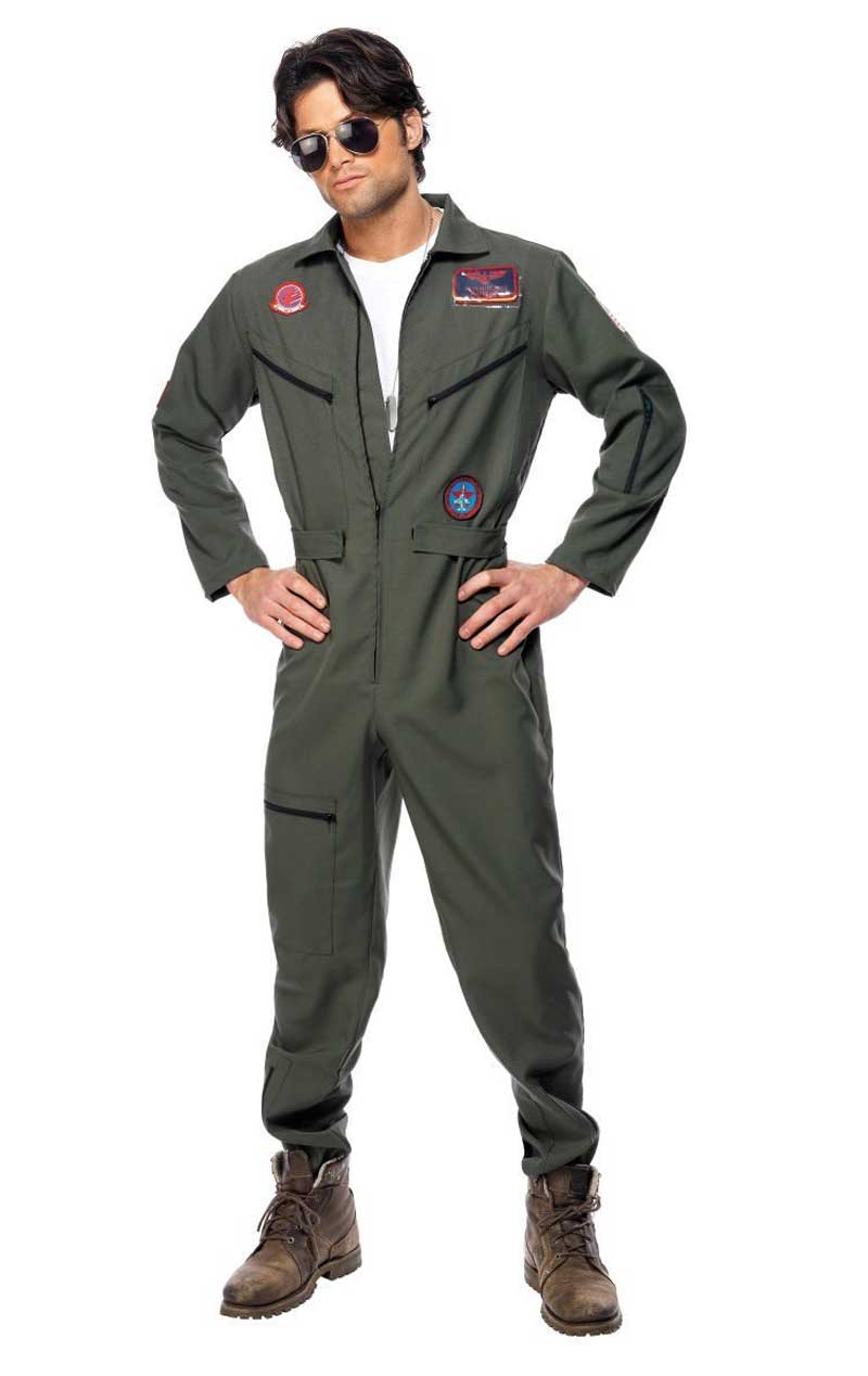 Mens Top Gun Movie Costume