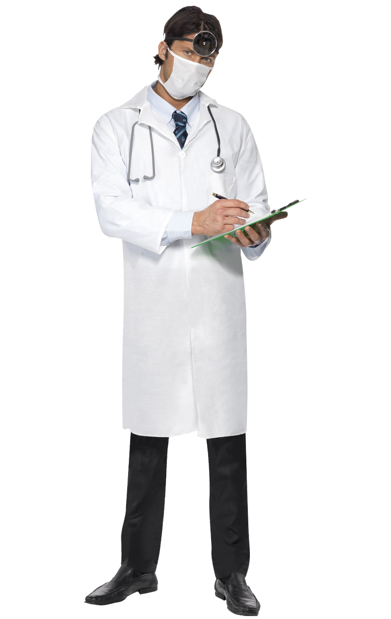 Budget Doctor Lab Coat and Facepiece