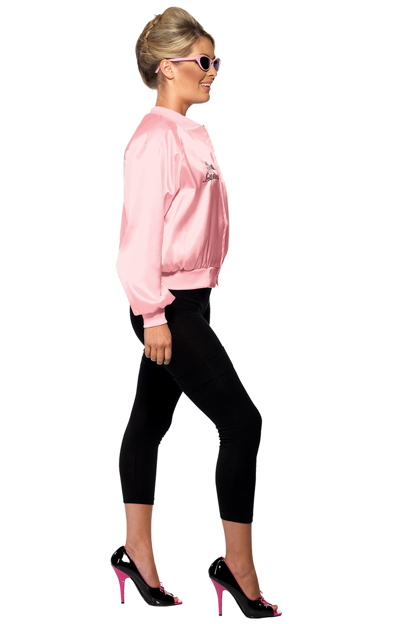 Womens Grease Pink Ladies Jacket Costume