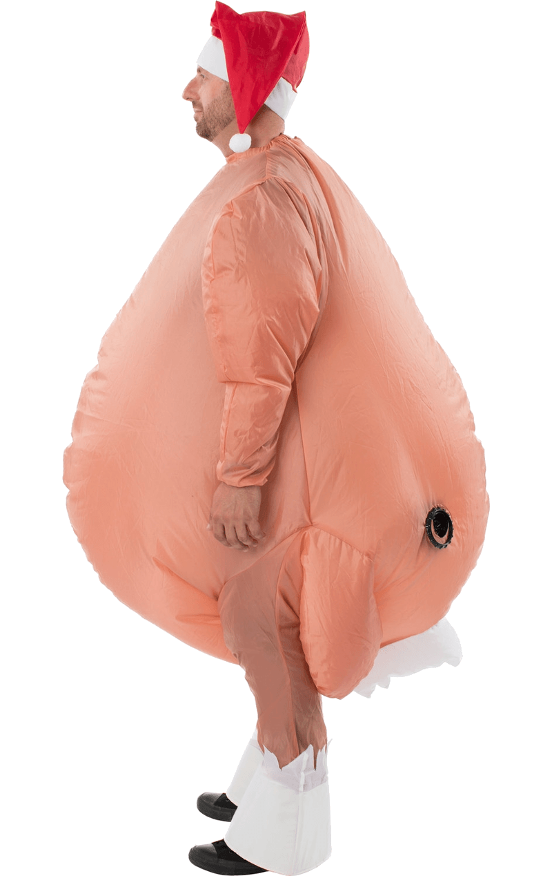 Adult Inflatable Christmas Roast Turkey Costume