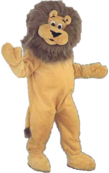 Happy Lion Mascot Costume