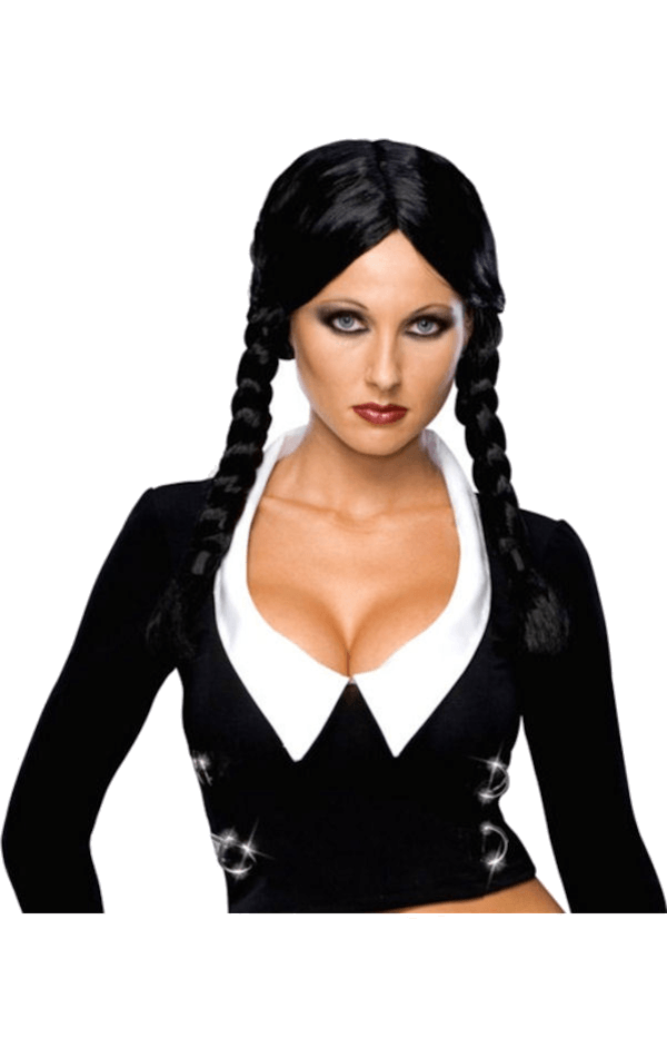 Womens Wednesday Addams Wig