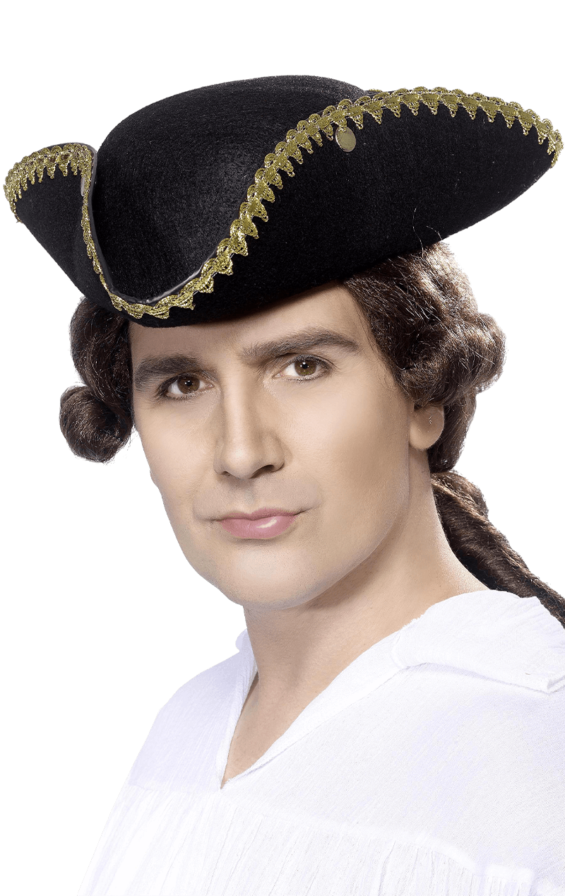 Mens Tricorn Hat Accessory