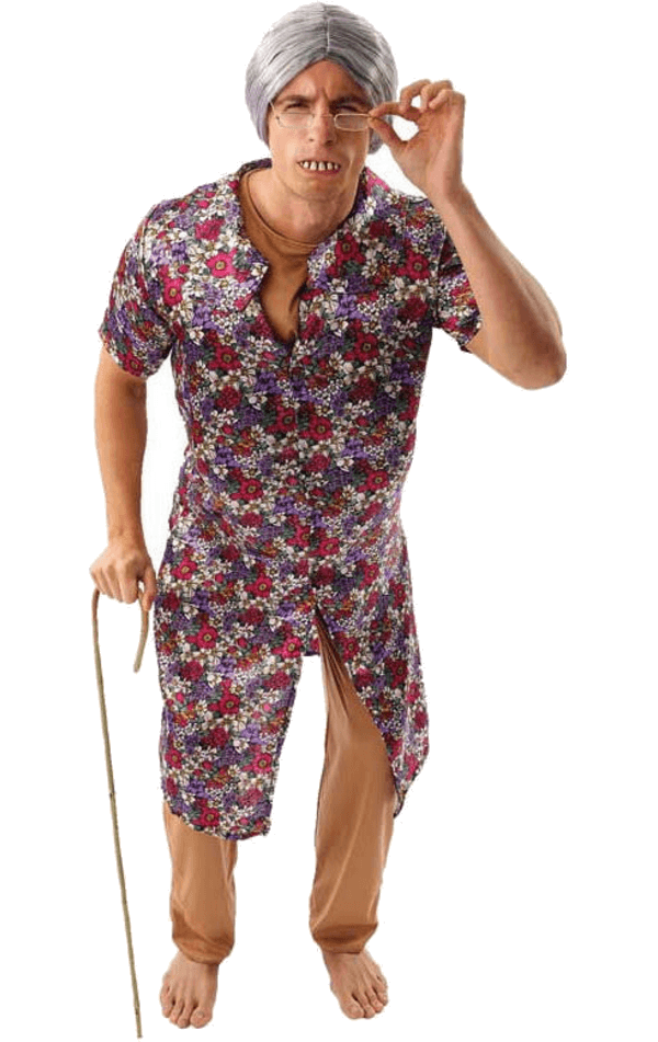 Adult Groping Granny Costume