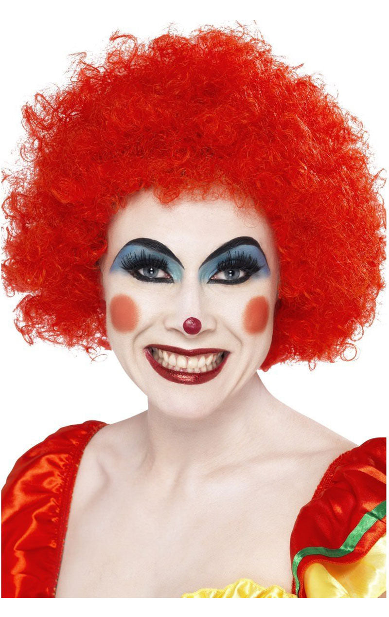 Red Afro Clown Wig