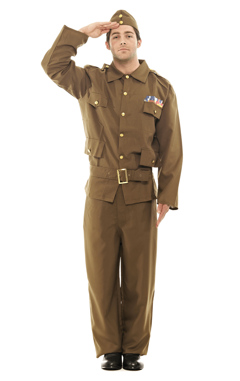 Adult Home Guard Army Costume