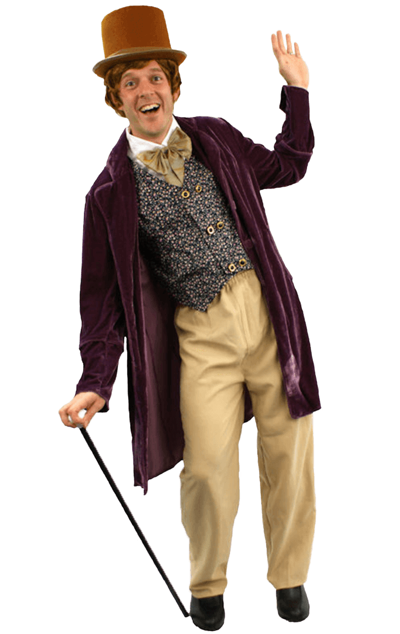 Mens Willy Wonka Movie Costume