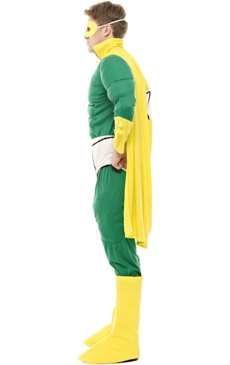 Adult Captain Y-Fronts Superhero Costume