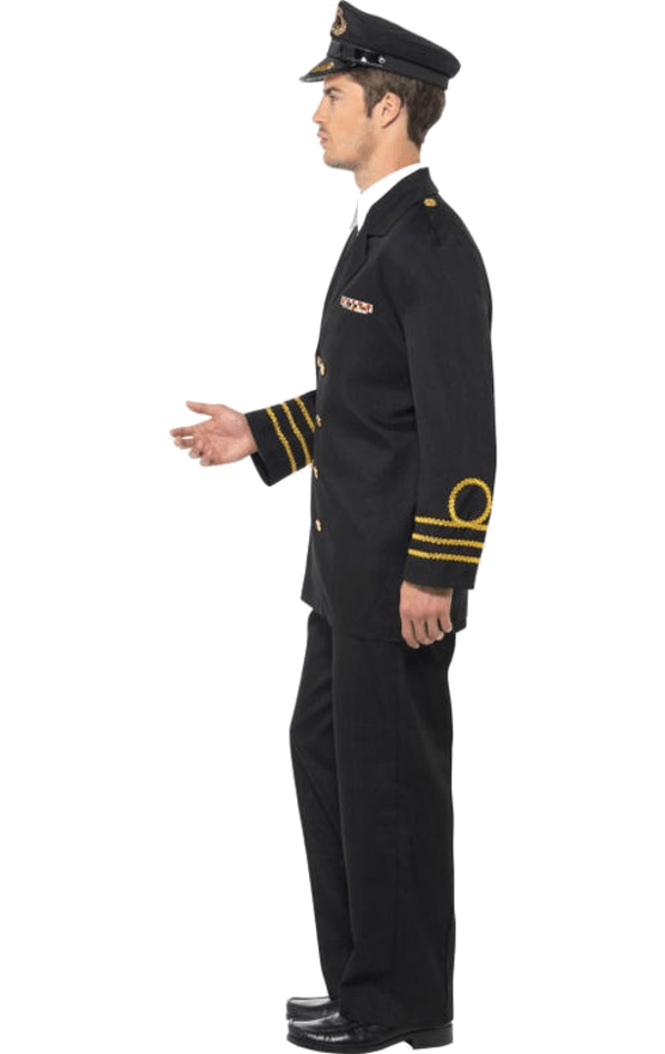 Mens Navy Gent Officer Costume