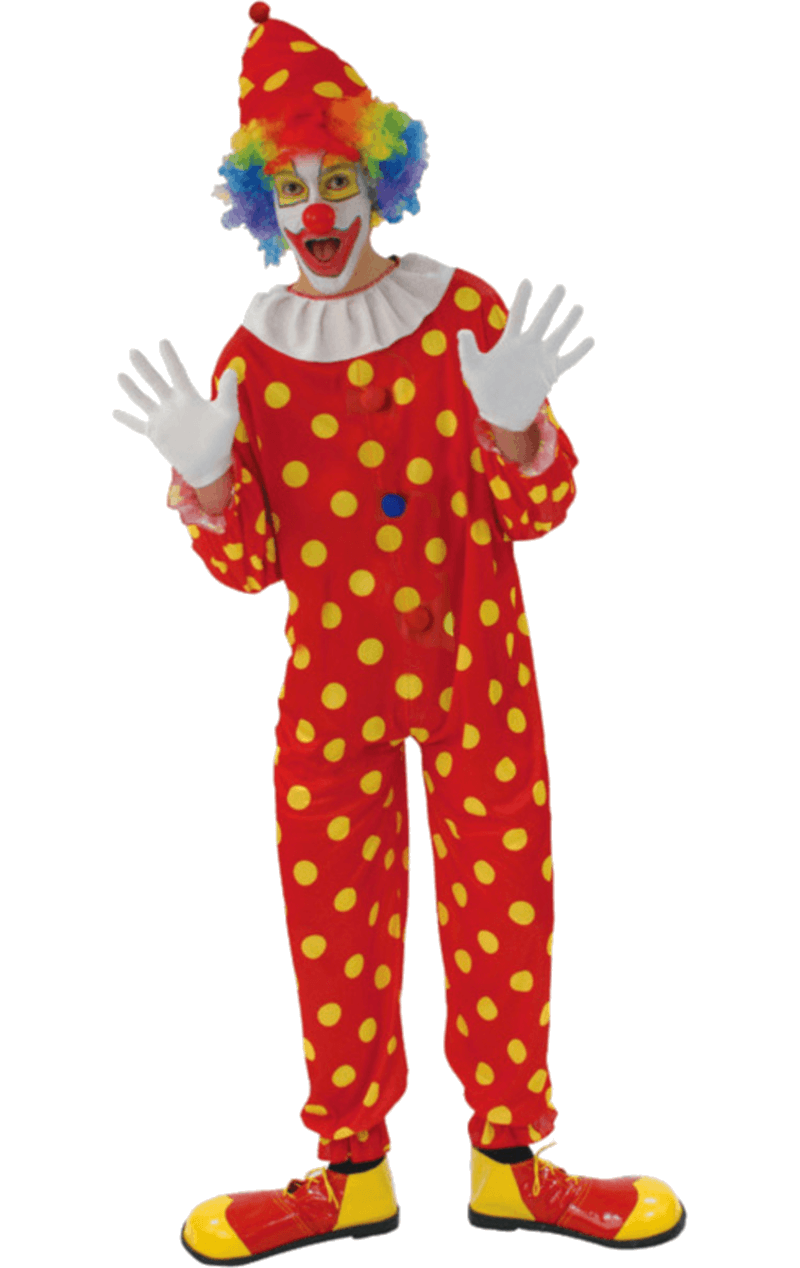 Mens Bobbles The Clown Costume