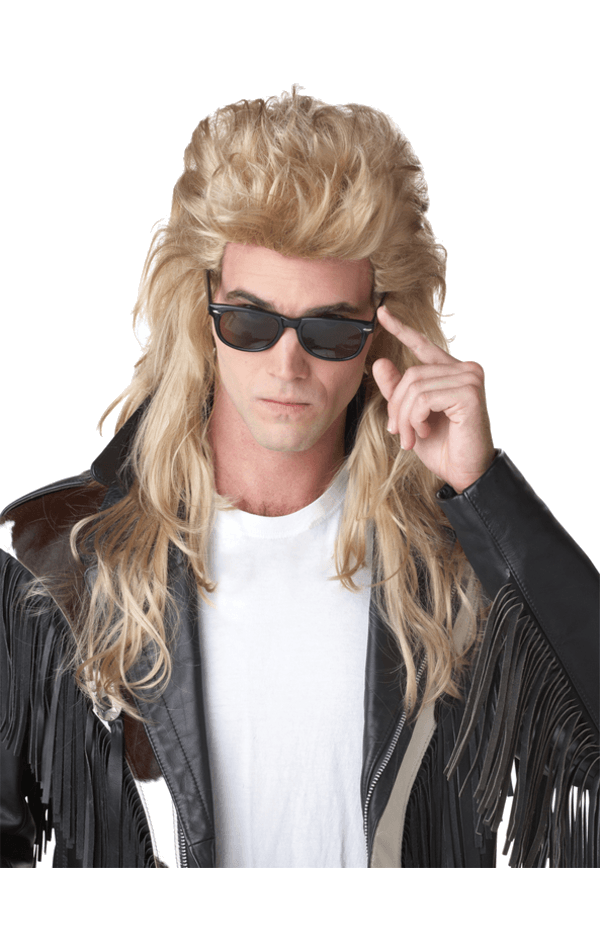 Blonde Mullet Wig