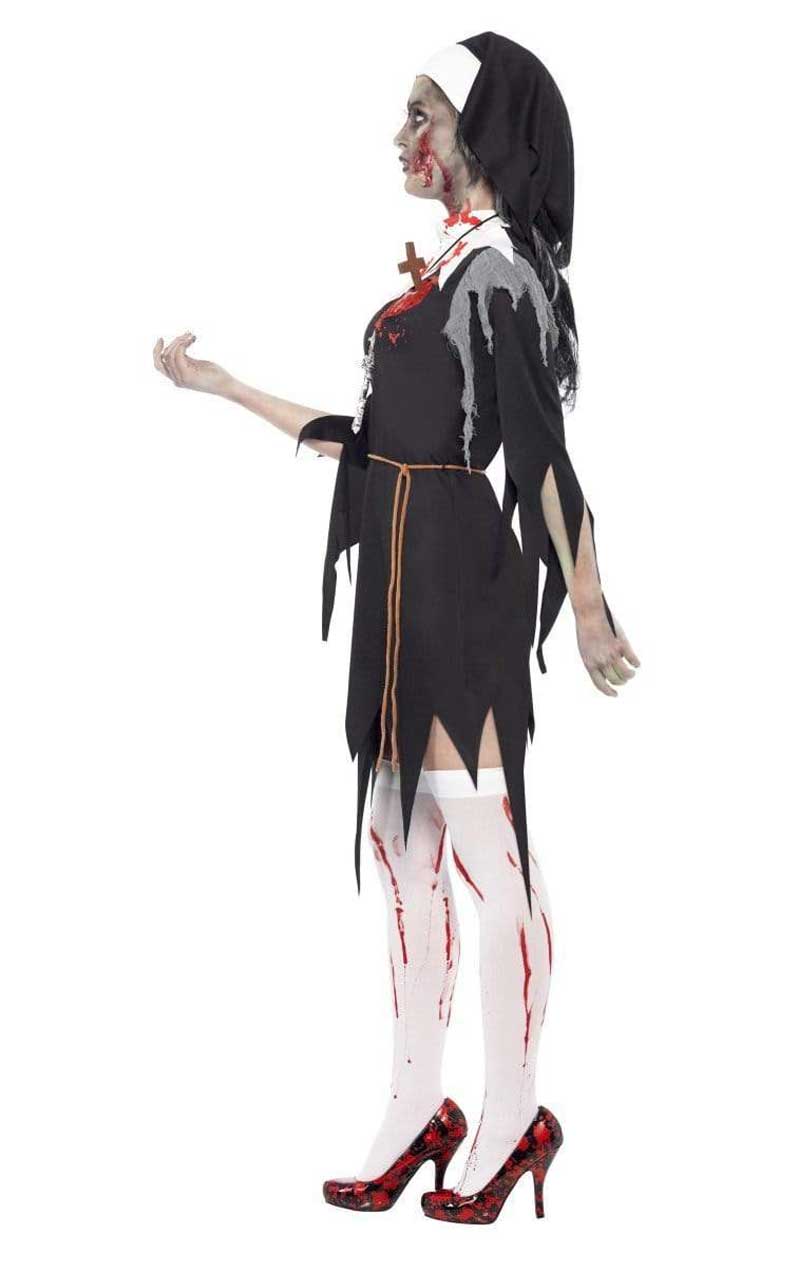 Womens Zombie Nun Costume