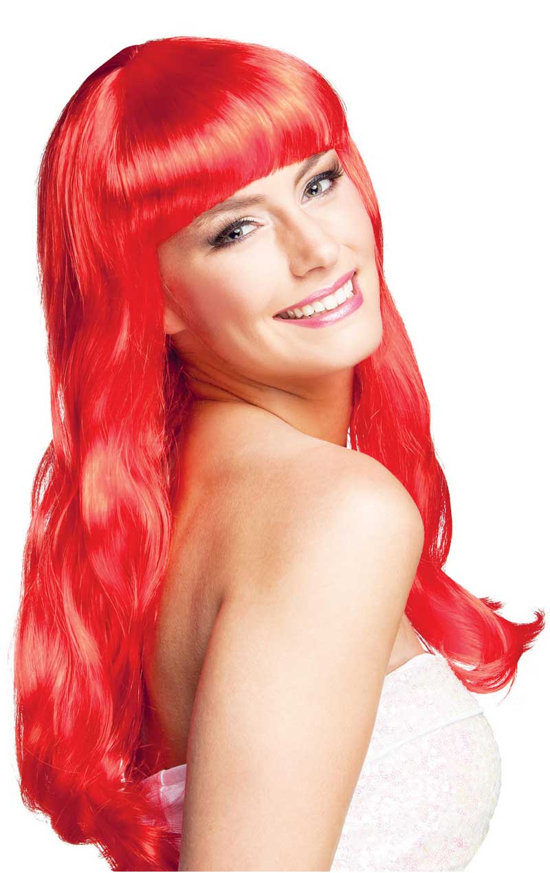 Womens Red Desire Wig