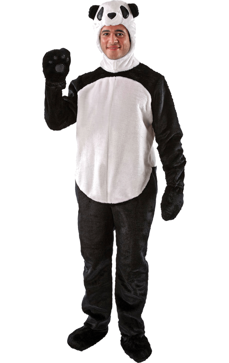 Fluffy Adult Panda Costume