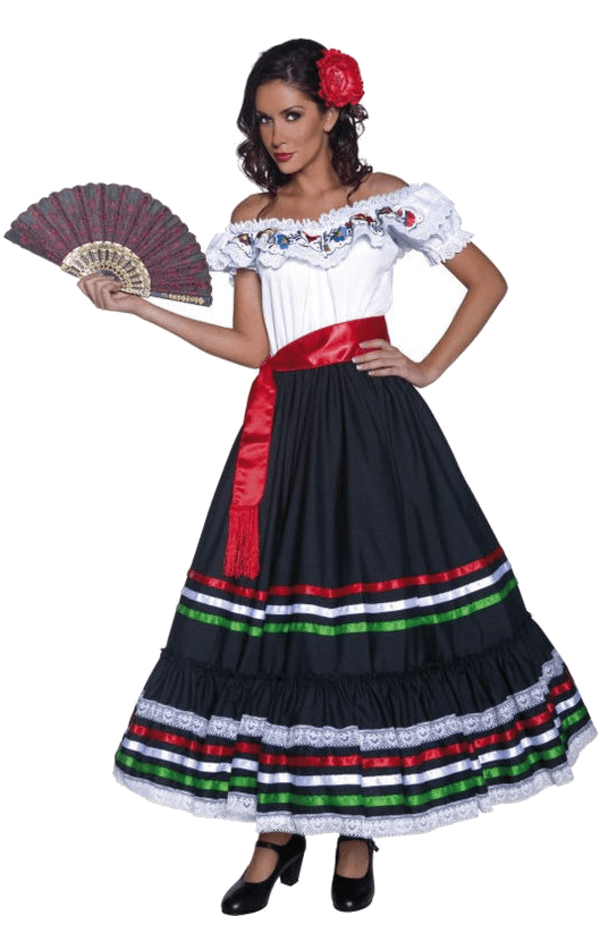 Traditional Mexican Woman Costume