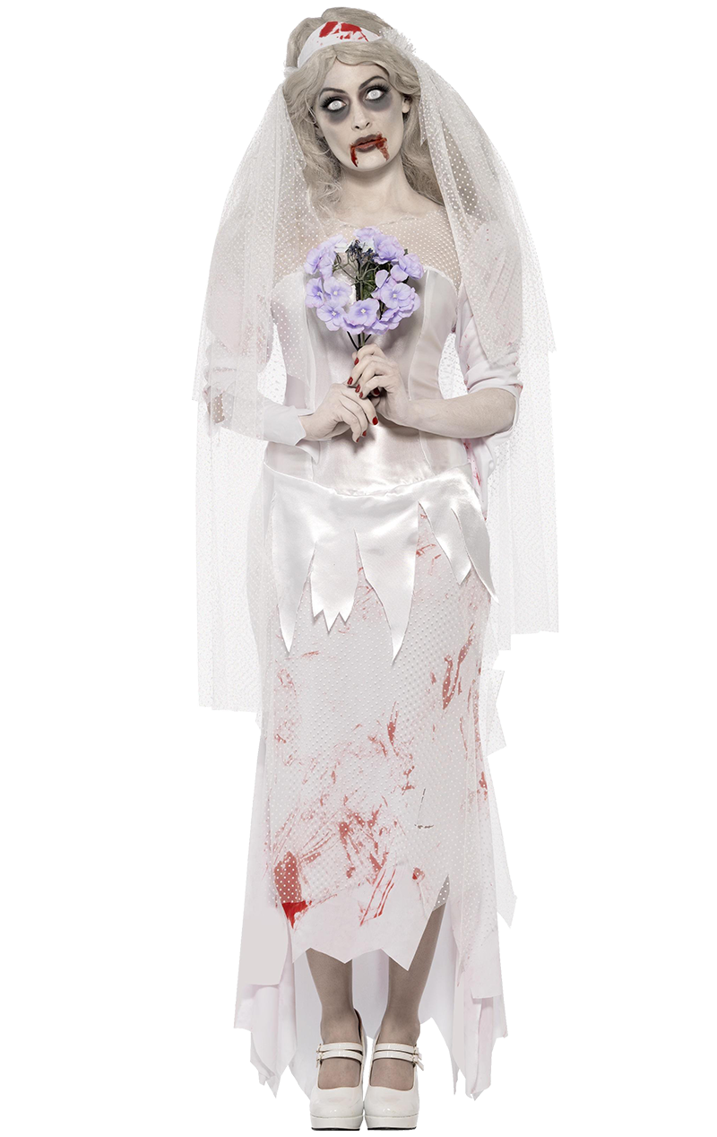 COUPLES HALLOWEEN COSTUME MENS WOMENS CORPSE BRIDE GROOM DEAD GHOST FANCY  DRESS