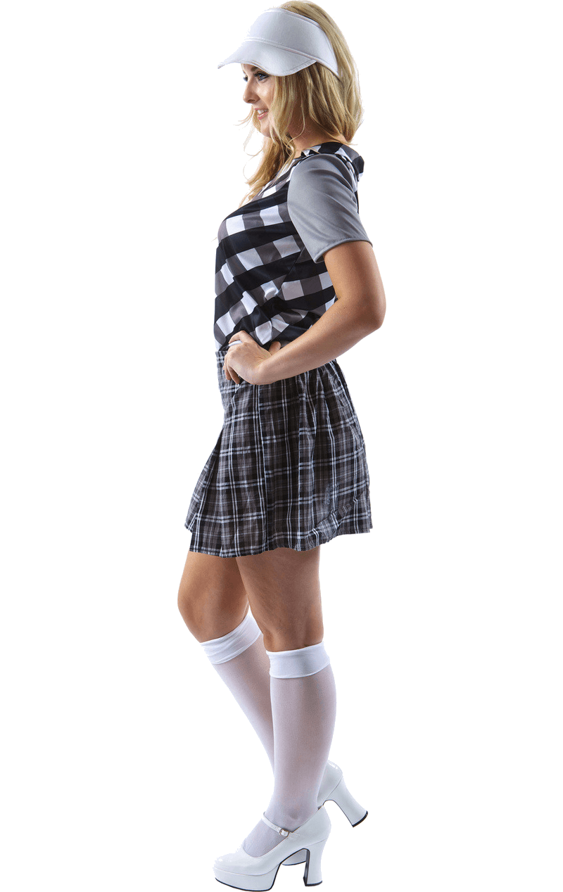 Womens Black Pub Golf Costume